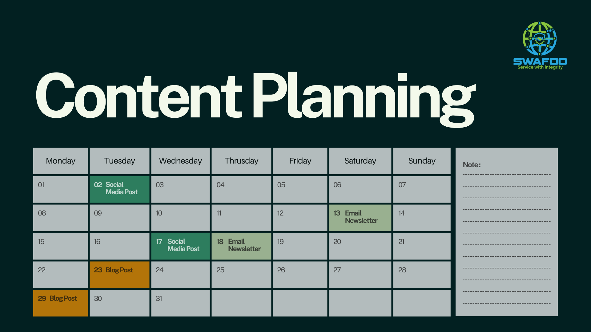 Content Plan